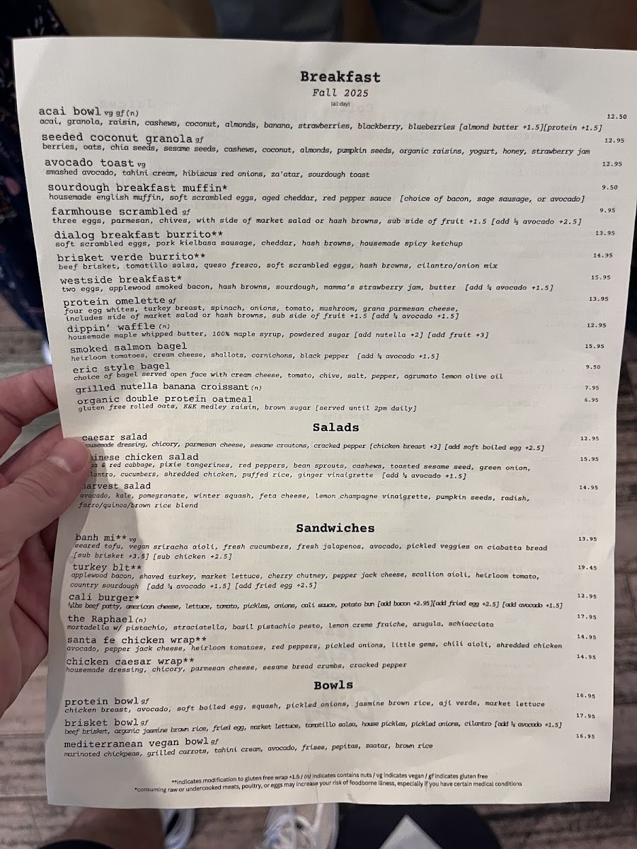 Dialog Cafe Menu - Image 1