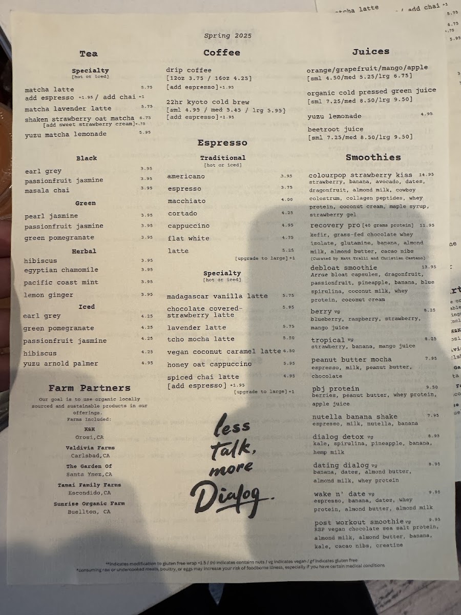 Dialog Cafe Menu - Image 2